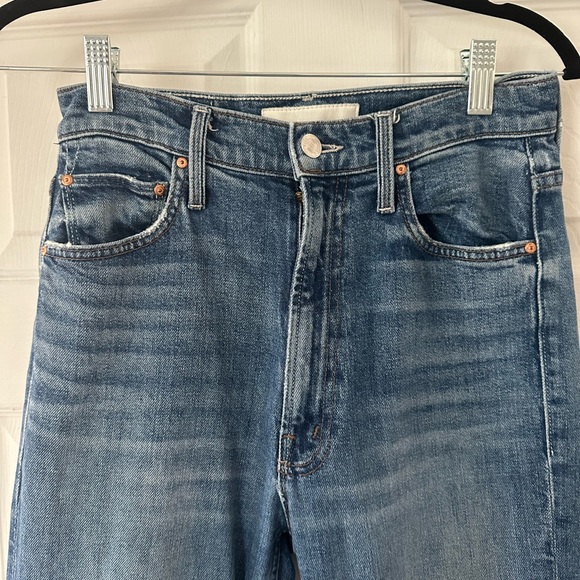 MOTHER Denim High Waisted Rider Skimp - Picture 2 of 5